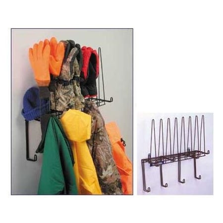 RackEm Racks 2016 Space Saver Coat- Glove And Hat Rack